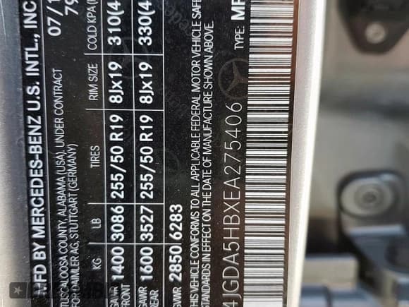 ✅ 2014 Mercedes-Benz M 350 • VIN: 4JGDA5HBXEA275406 • Lot: 92529085. Listed on Copart with 137,689 mi. Free auction sales archive from the USA and detailed vehicle history report at DreamBid. Image 13.