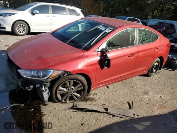 ✅ 2018 Hyundai Elantra Limited • VIN: 5NPD84LF4JH278194 • Lot: 90920405. Listed on Copart with 74,580 mi. Free auction sales archive from the USA and detailed vehicle history report at DreamBid. Image 1.