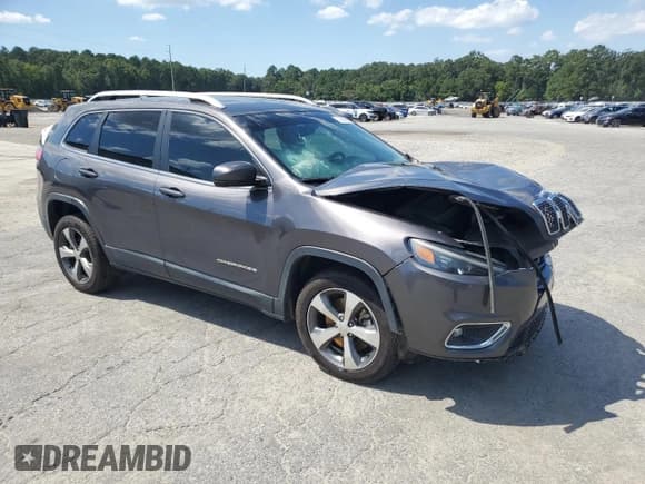 ✅ 2020 Jeep Cherokee Limited • VIN: 1C4PJLDB0LD524934 • Lot: 71460685. Listed on Copart with 79,665 mi. Free auction sales archive from the USA and detailed vehicle history report at DreamBid. Image 4.