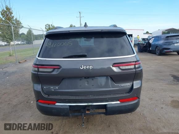✅ 2022 Jeep Grand Cherokee Limited • VIN: 1C4RJKBG8N8513421 • Лот: 43120065. Опубликован ранее на IAAI с пробегом 162 470 миль. Бесплатный доступ к архиву аукционных продаж из США и подробный отчёт об истории автомобиля на DreamBid. Изображение 16.