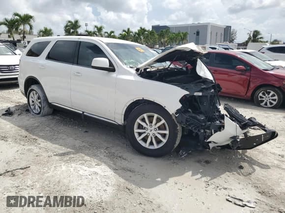 ✅ 2020 Dodge Durango Pursuit • VIN: 1C4RDJFG4LC442434 • Lot: 61415215. Listed on Copart with Not provided. Free auction sales archive from the USA and detailed vehicle history report at DreamBid. Image 4.