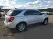 2017 Chevrolet Equinox LS with VIN 2GNALBEK6H1503525, listed as a Copart auction lot 71852605 with 108,197 mi miles and Salvage title. Bid and sale history available at DreamBid. Image 3.