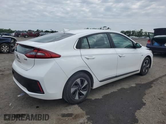 2018 Hyundai Ioniq SEL z VIN KMHC75LCXJU098293, wystawiony jako Copart lot #58387894 z przebiegiem 168 534 mil mil oraz Szkoda całkowita • Salvage title. Historia ofert i sprzedaży dostępna na DreamBid. Obrazek 3.