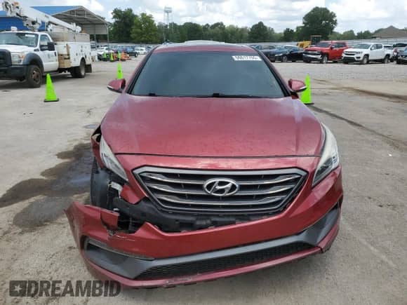 2016 Hyundai Sonata Sport with VIN 5NPE34AF9GH427438, listed as a Copart auction lot 66617765 with 90,603 mi miles and Salvage title. Bid and sale history available at DreamBid. Image 5.