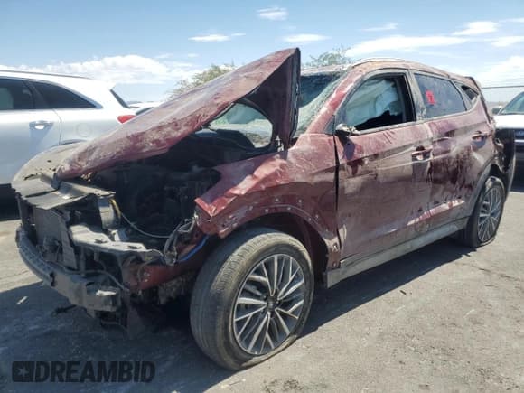 ✅ 2019 Hyundai Tucson Ultimate • VIN: KM8J3CAL7KU014586 • Лот: 69615535. Опубликован ранее на Copart с пробегом Не указан. Бесплатный доступ к архиву аукционных продаж из США и подробный отчёт об истории автомобиля на DreamBid. Изображение 1.