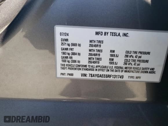 ✅ 2024 Tesla Model Y Long Range • VIN: 7SAYGAEE6RF131749 • Lot: 74548014. Wystawiony na Copart z przebiegiem 1 042 mil. Bezpłatny archiwum sprzedaży aukcyjnych z USA i szczegółowy raport historii pojazdu na DreamBid. Zdjęcie 14.