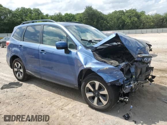 2017 Subaru Forester Limited with VIN JF2SJARC7HH578541, listed as a Copart auction lot 66165185 with 61,085 mi miles and Salvage title. Bid and sale history available at DreamBid. Image 4.