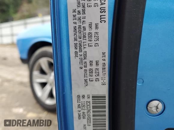 ✅ 2019 Dodge Challenger SXT • VIN: 2C3CDZAG1KH565510 • Lot: 85689745. Wystawiony na Copart z przebiegiem 114 974 mil. Bezpłatny archiwum sprzedaży aukcyjnych z USA i szczegółowy raport historii pojazdu na DreamBid. Zdjęcie 13.