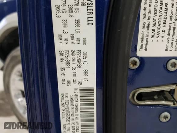 2009 Dodge 1500 SLT с VIN 1D3HV13T59S750177, выставлен на аукционе Copart как лот 82204434 с пробегом 200 376 миль миль и Списание • Salvage title. История ставок и продаж доступна на DreamBid. Изображение 13.