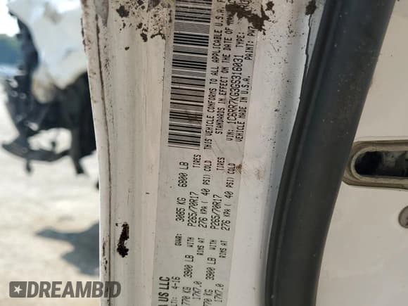 ✅ 2016 Ram 1500 Tradesman • VIN: 1C6RR7KG3GS316031 • Lot: 80184415. Listed on Copart with 173,975 mi. Free auction sales archive from the USA and detailed vehicle history report at DreamBid. Image 13.