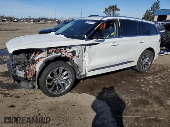 ✅ 2023 Lincoln Aviator Grand Touring • VIN: 5LMYJ8XYXPNL01407 • Лот: 42581955. Опубликован ранее на Copart с пробегом 28 349 миль. Бесплатный доступ к архиву аукционных продаж из США и подробный отчёт об истории автомобиля на DreamBid. Изображение 1.