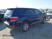 ✅ 2013 Toyota Highlander • VIN: 5TDZK3EH6DS137836 • Lot: 42317428. Listed on IAAI with 170,218 mi. Free auction sales archive from the USA and detailed vehicle history report at DreamBid. Image 4.