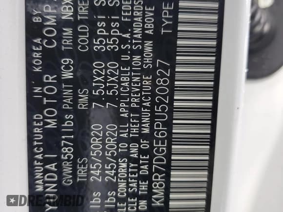 ✅ 2023 Hyundai Palisade Calligraphy • VIN: KM8R7DGE6PU520827 • Лот: 77120584. Опубликован ранее на Copart с пробегом 20 940 миль. Бесплатный доступ к архиву аукционных продаж из США и подробный отчёт об истории автомобиля на DreamBid. Изображение 15.