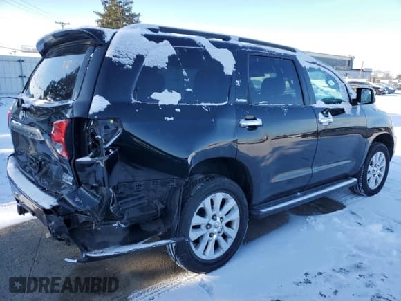 ✅ 2014 Toyota Sequoia Platinum • VIN: 5TDDY5G11ES097381 • Lot: 45488245. Wystawiony na Copart z przebiegiem 116 593 mil. Bezpłatny archiwum sprzedaży aukcyjnych z USA i szczegółowy raport historii pojazdu na DreamBid. Zdjęcie 3.