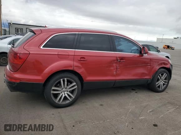✅ 2008 Audi Q7 Premium • VIN: WA1BV74LX8D015742 • Lot: 81179354. Listed on Copart with 165,288 mi. Free auction sales archive from the USA and detailed vehicle history report at DreamBid. Image 3.