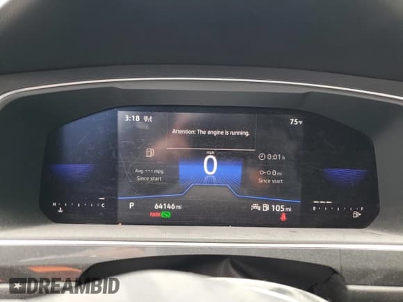 ✅ 2022 Volkswagen Tiguan S • VIN: 3VV0B7AX2NM141267 • Lot: 67865815. Wystawiony na Copart z przebiegiem 64 146 mil. Bezpłatny archiwum sprzedaży aukcyjnych z USA i szczegółowy raport historii pojazdu na DreamBid. Zdjęcie 9.