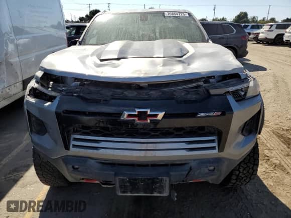 2023 Chevrolet Colorado 4WD ZR2 с VIN 1GCPTFEK5P1235565, выставлен на аукционе Copart как лот 70854725 с пробегом 42 500 миль миль и Списание • Salvage title. История ставок и продаж доступна на DreamBid. Изображение 5.