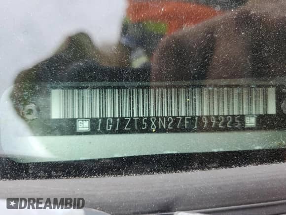 2007 Chevrolet Malibu 2LT z VIN 1G1ZT58N27F199225, wystawiony jako Copart lot #64801204 z przebiegiem 114 734 mil mil oraz Czysty tytuł • Clean title. Historia ofert i sprzedaży dostępna na DreamBid. Obrazek 13.