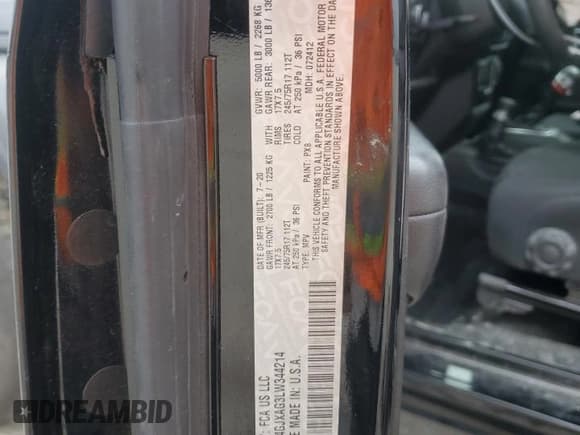 ✅ 2020 Jeep Wrangler Willys • VIN: 1C4GJXAG3LW344214 • Lot: 84558424. Listed on Copart with 21,432 mi. Free auction sales archive from the USA and detailed vehicle history report at DreamBid. Image 13.