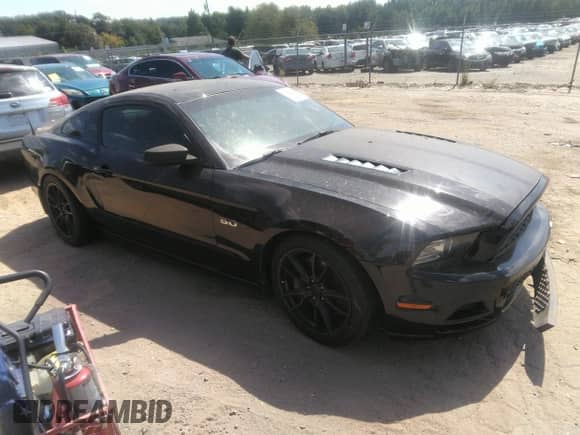 2014 Ford Mustang GT with VIN 1ZVBP8CF4E5284971, listed as a IAAI auction lot 43235285 with 106,999 mi miles and . Bid and sale history available at DreamBid. Image 1.