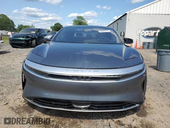 ✅ 2025 Lucid Air Grand Touring • VIN: 50EA1GBA7SA007889 • Lot: 59022735. Listed on Copart with Not provided. Free auction sales archive from the USA and detailed vehicle history report at DreamBid. Image 5.