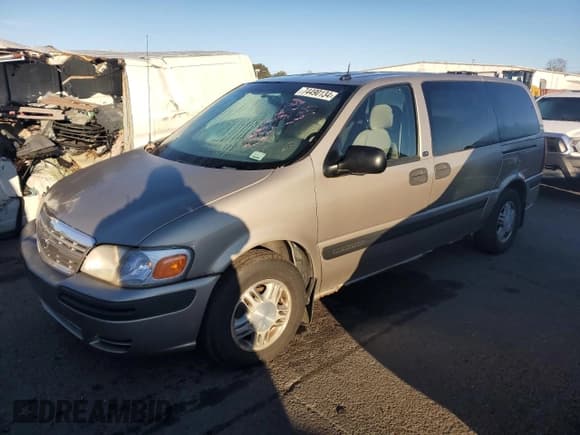 ✅ 2003 Chevrolet Venture 1SA • VIN: 1GNDX03E23D302043 • Лот: 74490134. Опубликован ранее на Copart с пробегом 145 181 миль. Бесплатный доступ к архиву аукционных продаж из США и подробный отчёт об истории автомобиля на DreamBid. Изображение 1.
