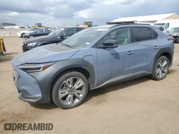 ✅ 2023 Subaru Solterra Limited • VIN: JTMABABA4PA031170 • Lot: 54517985. Listed on Copart with 53,221 mi. Free auction sales archive from the USA and detailed vehicle history report at DreamBid. Image 1.