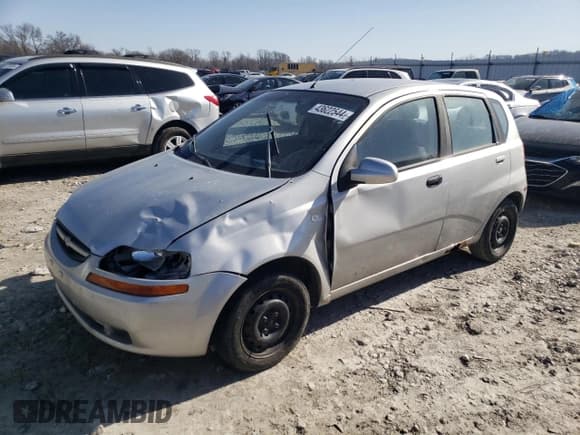 ✅ 2006 Chevrolet Aveo LS • VIN: KL1TD66606B634008 • Lot: 43622544. Wystawiony na Copart z przebiegiem Nie podano. Bezpłatny archiwum sprzedaży aukcyjnych z USA i szczegółowy raport historii pojazdu na DreamBid. Zdjęcie 1.