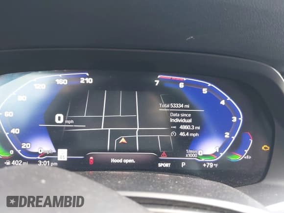 ✅ 2019 BMW X5 xDrive50i • VIN: 5UXJU2C54KLN49907 • Лот: 43281101. Опубликован ранее на IAAI с пробегом 53 335 миль. Бесплатный доступ к архиву аукционных продаж из США и подробный отчёт об истории автомобиля на DreamBid. Изображение 7.