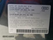 ✅ 2015 Audi Q5 Prestige • VIN: WA1WGAFP4FA086491 • Lot: 85659774. Listed on Copart with 84,413 mi. Free auction sales archive from the USA and detailed vehicle history report at DreamBid. Image 12.