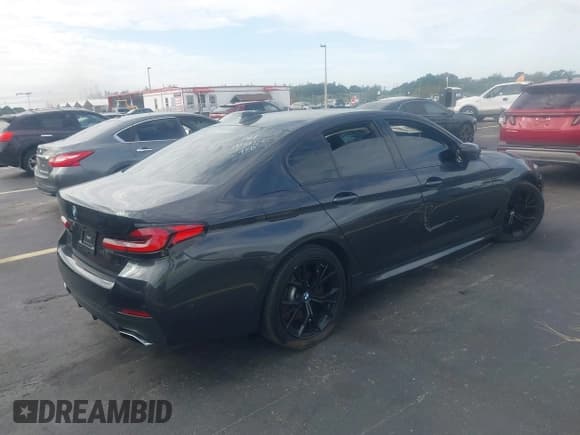 ✅ 2021 BMW 5 Series 540i • VIN: WBA53BJ01MCF51968 • Lot: 43636655. Listed on IAAI with 68,670 mi. Free auction sales archive from the USA and detailed vehicle history report at DreamBid. Image 4.