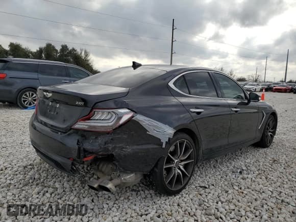 ✅ 2019 Genesis G70 Sport • VIN: KMTG24LA8KU038173 • Lot: 44003525. Listed on Copart with 39,880 mi. Free auction sales archive from the USA and detailed vehicle history report at DreamBid. Image 3.