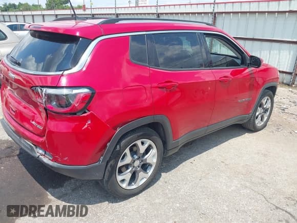 ✅ 2021 Jeep Compass Limited • VIN: 3C4NJCCB6MT526465 • Lot: 42933716. Listed on IAAI with 86,953 mi. Free auction sales archive from the USA and detailed vehicle history report at DreamBid. Image 4.