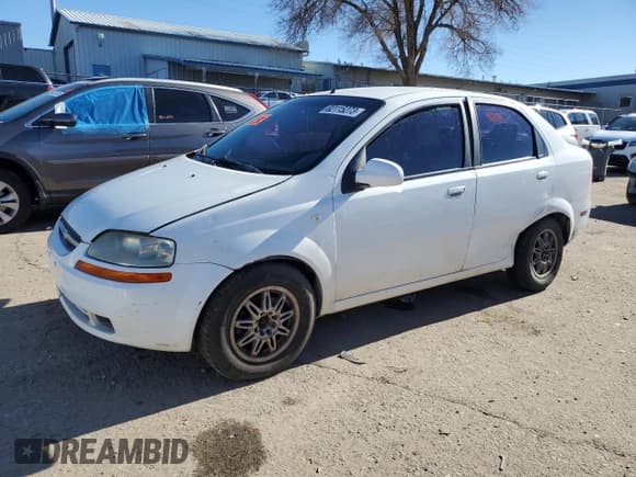✅ 2006 Chevrolet Aveo LS • VIN: KL1TD56616B542030 • Лот: 82115273. Опубликован ранее на Copart с пробегом 156 396 миль. Бесплатный доступ к архиву аукционных продаж из США и подробный отчёт об истории автомобиля на DreamBid. Изображение 1.