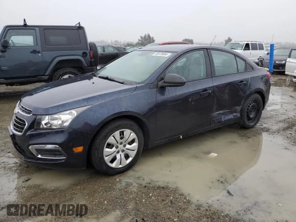 ✅ 2016 Chevrolet Cruze LS • VIN: 1G1PB5SG8G7200506 • Lot: 85978084. Listed on Copart with 73,400 mi. Free auction sales archive from the USA and detailed vehicle history report at DreamBid. Image 1.