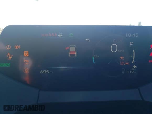 2024 Toyota Prius SE с VIN JTDACACU0R3027324, выставлен на аукционе Copart как лот 41729955 с пробегом 695 миль миль и Списание • Salvage title. История ставок и продаж доступна на DreamBid. Изображение 9.