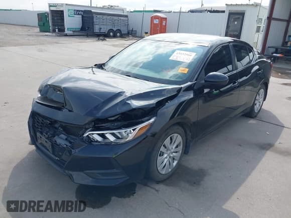 ✅ 2020 Nissan Sentra S • VIN: 3N1AB8BV9LY282867 • Lot: 43532566. Listed on IAAI with 53,603 mi. Free auction sales archive from the USA and detailed vehicle history report at DreamBid. Image 2.
