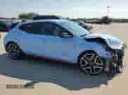 2020 Hyundai Veloster with VIN KMHT36AH4LU005013, listed as a Copart auction lot 65927394 with 84,972 mi miles and Salvage title. Bid and sale history available at DreamBid. Image 4.