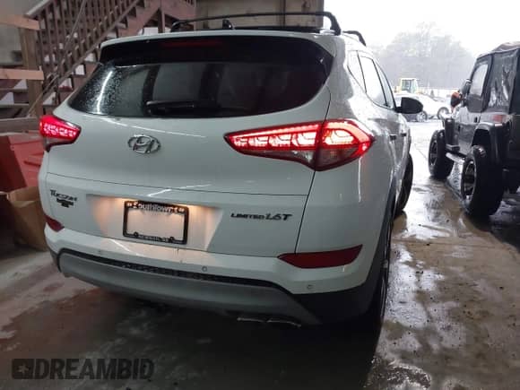 2018 Hyundai Tucson Limited with VIN KM8J33A21JU622755, listed as a IAAI auction lot 41545445 with 53,971 mi miles and . Bid and sale history available at DreamBid. Image 4.