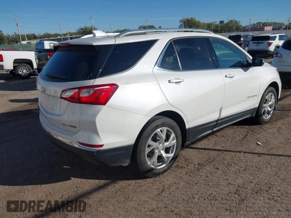 ✅ 2018 Chevrolet Equinox Premier • VIN: 2GNAXVEV5J6302157 • Lot: 43467923. Wystawiony na IAAI z przebiegiem 94 063 mil. Bezpłatny archiwum sprzedaży aukcyjnych z USA i szczegółowy raport historii pojazdu na DreamBid. Zdjęcie 4.