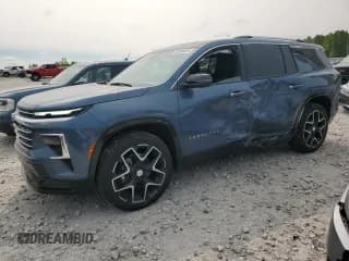 ✅ 2025 Chevrolet Traverse AWD High Country • VIN: 1GNEVKRS4SJ151855 • Lot: 58994895. Wystawiony na Copart z przebiegiem 3 053 mil. Bezpłatny archiwum sprzedaży aukcyjnych z USA i szczegółowy raport historii pojazdu na DreamBid. Zdjęcie 1.