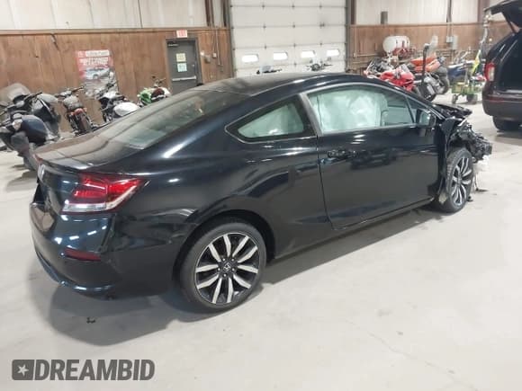 ✅ 2015 Honda Civic EX-L • VIN: 2HGFG3B04FH519305 • Lot: 43135309. Listed on IAAI with 126,201 mi. Free auction sales archive from the USA and detailed vehicle history report at DreamBid. Image 4.
