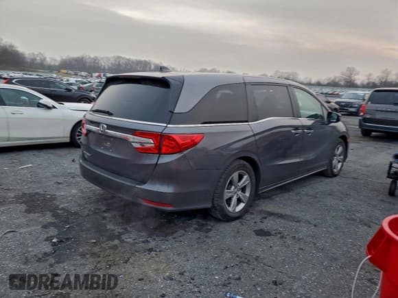 ✅ 2019 Honda Odyssey EX-L • VIN: 5FNRL6H77KB138061 • Lot: 94051615. Listed on Copart with 77,906 mi. Free auction sales archive from the USA and detailed vehicle history report at DreamBid. Image 3.