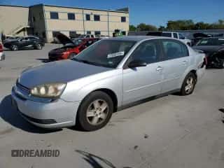 2005 Chevrolet Malibu LS z VIN 1G1ZT54845F131344, wystawiony jako Copart lot #77036744 z przebiegiem 293 645 mil mil oraz Szkoda całkowita • Salvage title. Historia ofert i sprzedaży dostępna na DreamBid. Obrazek 1.