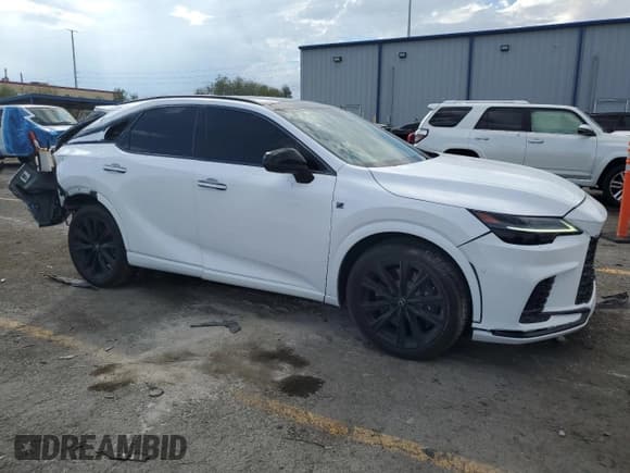 ✅ 2023 Lexus RX 500h F Sport Performance • VIN: 2T2BCMEA6PC010505 • Lot: 82423545. Listed on Copart with 20,532 mi. Free auction sales archive from the USA and detailed vehicle history report at DreamBid. Image 4.