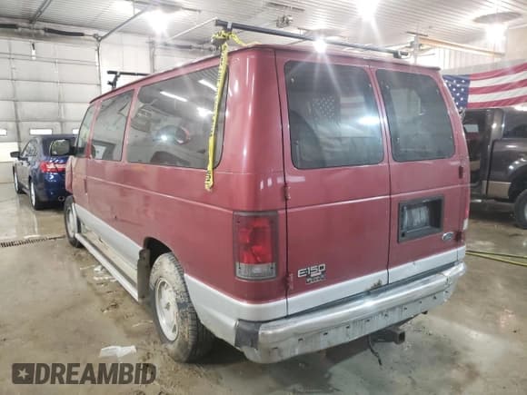 ✅ 2002 Ford Econoline Passenger XL • VIN: 1FMRE11W82HB74447 • Lot: 60527942. Listed on Copart with 196,426 mi. Free auction sales archive from the USA and detailed vehicle history report at DreamBid. Image 3.