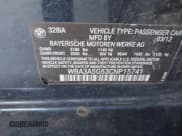 ✅ 2012 BMW 3 Series 328i • VIN: WBA3A5G53CNP15741 • Lot: 42854980. Listed on IAAI with 172,092 mi. Free auction sales archive from the USA and detailed vehicle history report at DreamBid. Image 9.