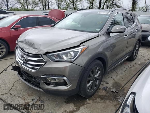 ✅ 2018 Hyundai Santa Fe Ultimate • VIN: 5XYZW4LA1JG549171 • Лот: 49219084. Опубликован ранее на Copart с пробегом 13 291 миль. Бесплатный доступ к архиву аукционных продаж из США и подробный отчёт об истории автомобиля на DreamBid. Изображение 1.