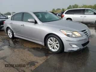 2013 Hyundai Genesis 3.8L with VIN KMHGC4DD6DU212924, listed as a Copart auction lot 69967144 with 175,389 mi miles and Salvage title. Bid and sale history available at DreamBid. Image 4.