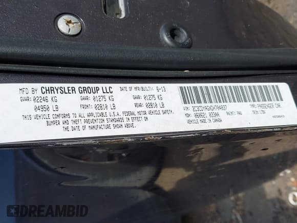 ✅ 2013 Dodge Challenger SXT • VIN: 2C3CDYAGXDH704837 • Lot: 43384369. Wystawiony na IAAI z przebiegiem 238 302 mil. Bezpłatny archiwum sprzedaży aukcyjnych z USA i szczegółowy raport historii pojazdu na DreamBid. Zdjęcie 9.